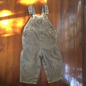 Oshkosh corduroy overalls 24mos